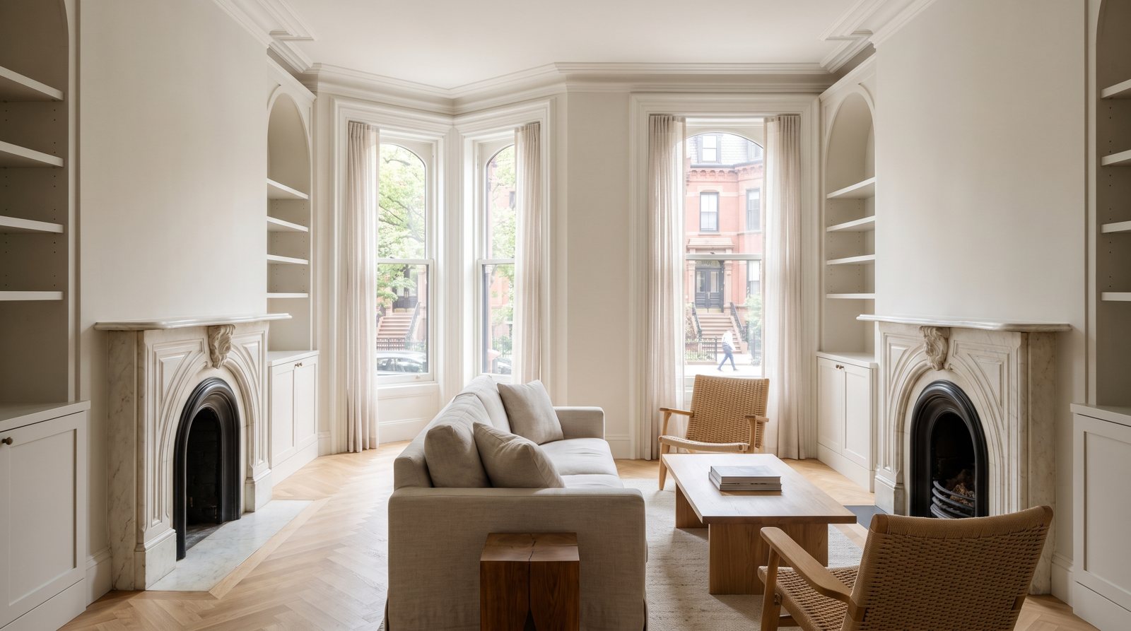 A bright floor-through condo inside a Back Bay brownstone